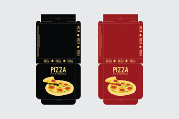 Pizza Box Design, Pizza Packaging Design, Pizza Box Design Template, Ready For Print.