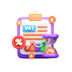 TAX 3d Illustration  Icon Pack