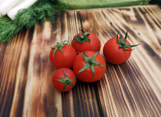 Fresh cherry tomatoes,