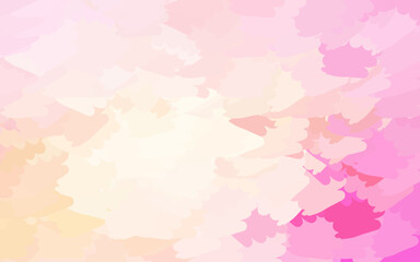 Light Pink, Yellow vector backdrop with memphis shapes.