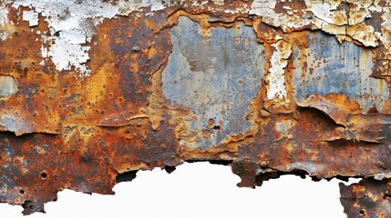 Old and worn-out wall with a white background suitable for various uses