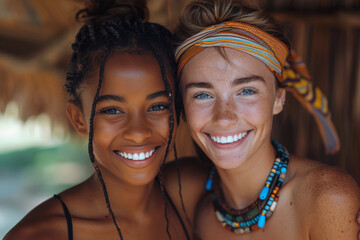 Smiling Friends on Vacation