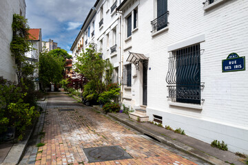 La cité florale dans le treizième arrondissement de Paris en France