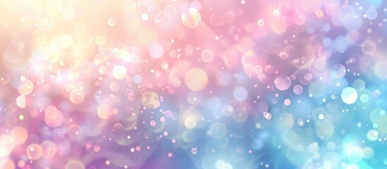 Obraz premium Blurred Bokeh Background with Pastel Tones