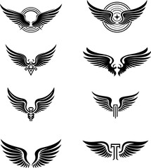 Fototapeta premium Wings Illustration (9)