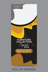 simple modern Furniture  sale  banner