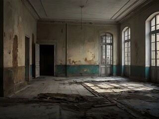 Obraz premium old abandoned building