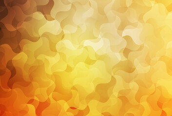 Light Orange vector abstract mosaic backdrop.
