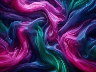 Obraz premium Vibrant abstract fluid art background