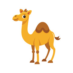 Cartoon camel vector isolated