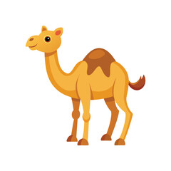 Cartoon camel vector isolated