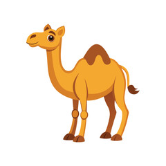 Cartoon camel vector isolated