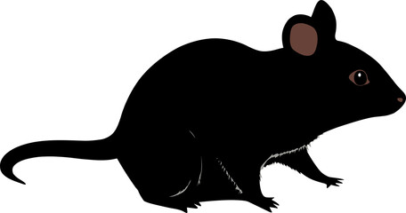 rat silhouette