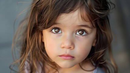 Naklejka premium portrait of a child
