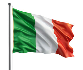 Obraz premium Flag of Italy isolated on transparent background