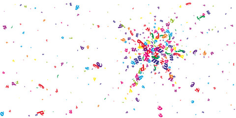 Concept of school background. Colorful childish