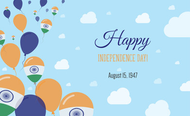 India Independence Day Sparkling Patriotic