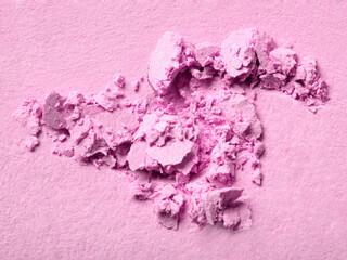 Poudre de maquillage rose