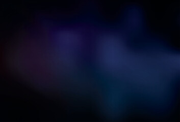 Dark Blue, Red vector blurred shine abstract template.