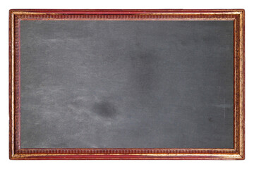 Vintage framed blackboard isolated on white background