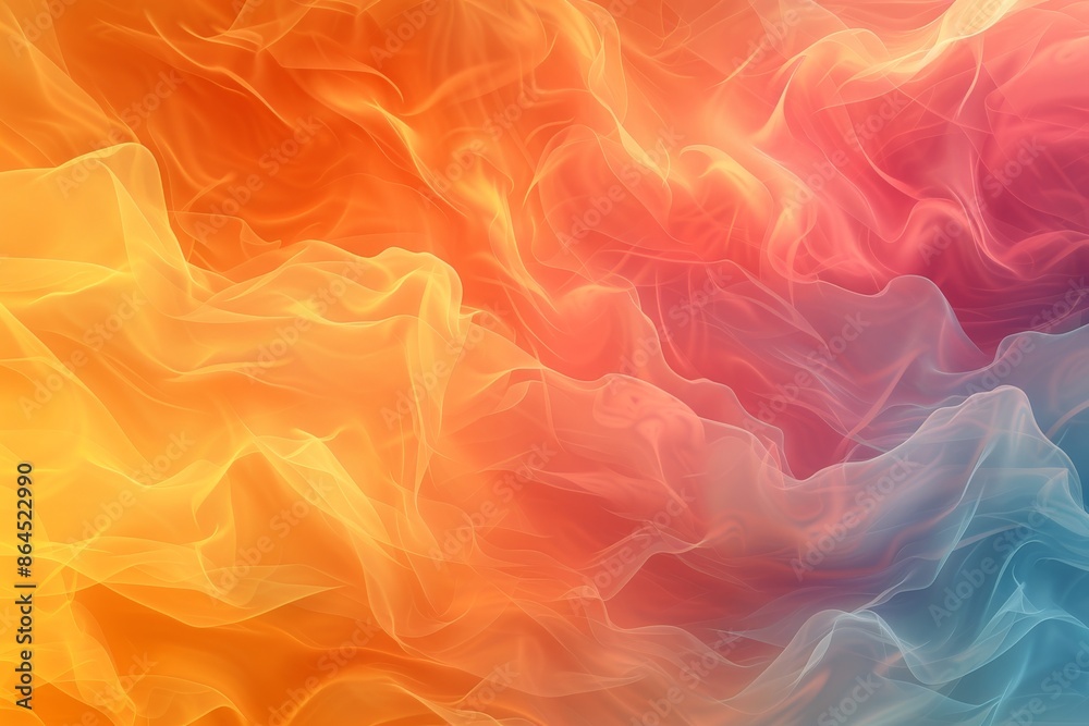 Leinwandbilder a colorful abstract painting with a white frame, an abstract vector background with fluid shapes