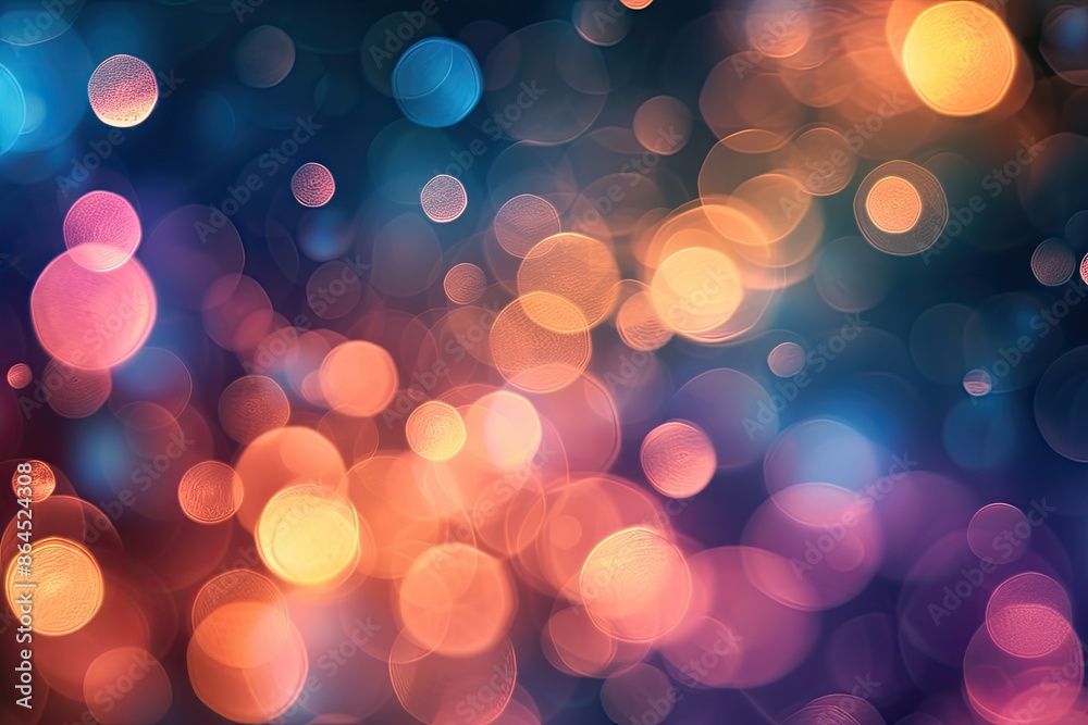 Aufkleber a colorful background with a blurry effect, bokeh-infused glassmorphism background
