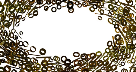 Blurred sale percent rain background. 3d