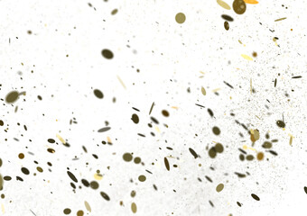  Multicolored confetti on white