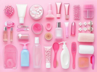 Obraz premium Beauty Products Display