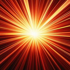 Obraz premium A dynamic burst of digital light rays, isolated with room for text on a clean backdrop