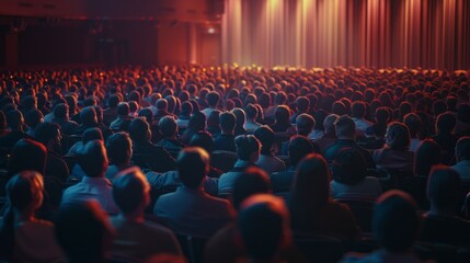 Audience at the conference hall Shot