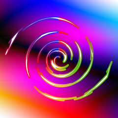 Abstract dimensional objects with soft lighting design. Digital art and Very cool abstract background design. Suitable best for wallpaper and so on.