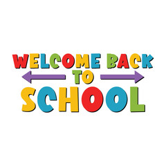 Back to School slogan calligraphic font and decorated. Text written with elegant script isolated on background. Vector illustration.