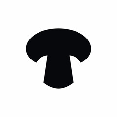 mushroom food ingredient fresh icon