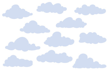 cumulus clouds collection