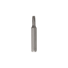 Iron bit for screwdriver and drill on Isolated on a white background close-up