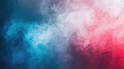 Naklejka premium Vibrant grainy background blue red white abstract noise texture color gradient backdrop header poster banner design