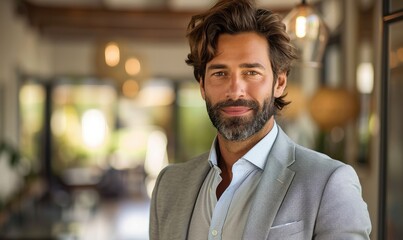 Fototapeta premium Successful Male Entrepreneur