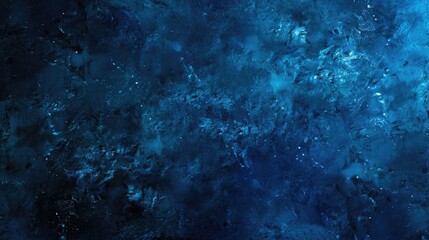 Obraz premium Blue grainy gradient background, noise texture effect, dark abstract web banner design, copy space