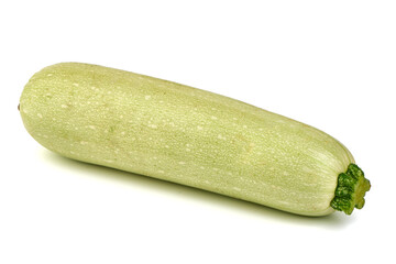 Fresh zucchini, squash, isolated on a white background.