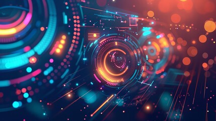 Obraz premium a colorful abstract background