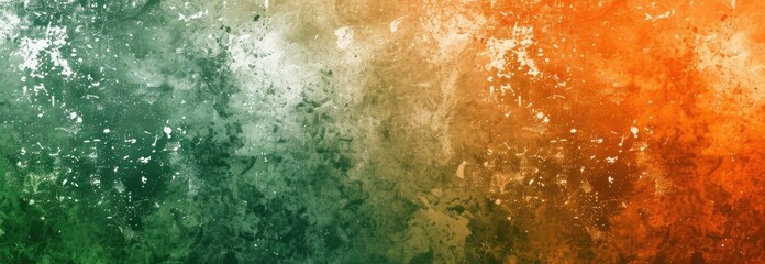 Fototapeta premium Retro grainy texture background orange white green color gradient abstract web banner design