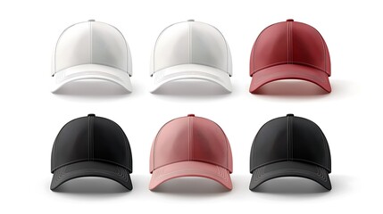 mock up, snapback, trucker, fitted hat, adjustable hat, six panel hat, structured hat, hat, cap, baseball, textile, clothing, isolated, fashion, sport, blank, empty, template, accessory, front, unifor