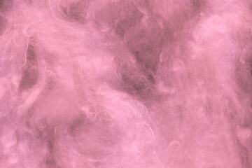 Close up of natural pink cotton texture. Abstract candy color background.	