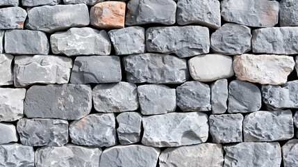 Obraz premium Stone Wall Pattern. Masonry Texture Building Material. Architectural Detail