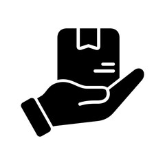 distribution icon vector design illustration template in trendy style