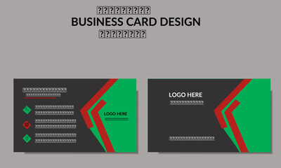 Creative and minimalist business card design