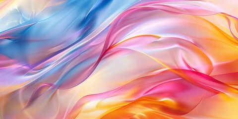 Abstract fluid gradient background with vibrant colors and smooth flowing textures