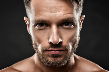 portrait of a man looking at camera