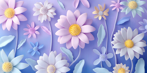 original background,ethereal pastel blossoms: beautiful daisies in soft pink and lavender tones, great for wedding invitations, feminine branding materials,